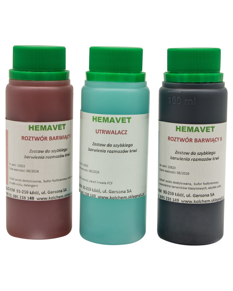 Kit de colorants HemaVet