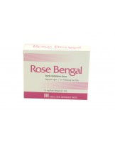 Bandelette de diagnostic avec du rose Bengale, 100 pcs.