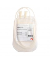 Récipient individuel pour prélèvement sanguin avec du liquide de conservation CPDA-1