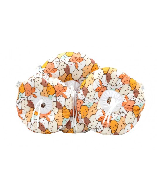 Collier postopératoire pour chat Fit4Pets, modèle « beignet » n° 1