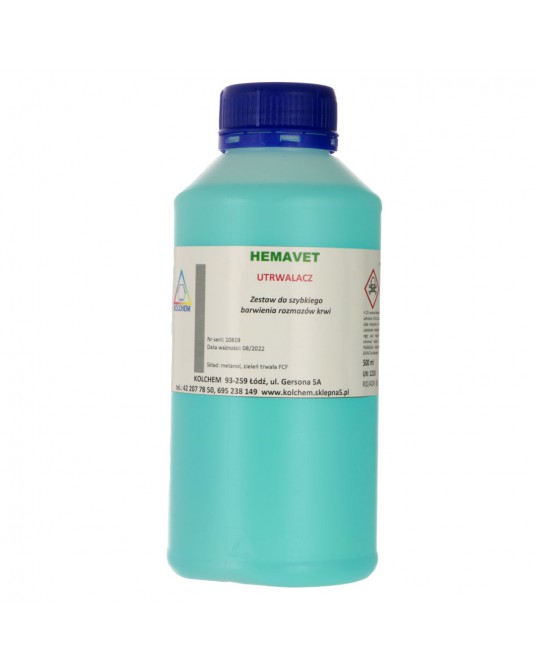 Fixateur pour colorants hématologiques HemaVet 500 ml