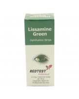 Bandelettes de diagnostic en vert de lissamine , 100 bandelettes