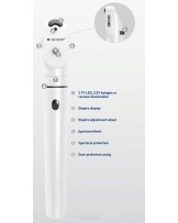 Ophtalmoscope e-scope standard dans un étui souple Riester