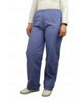 Pantalon Mevemat Bleu - Bord  Orange Small