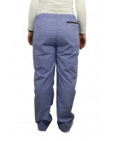 Pantalon Mevemat Bleu - Bord  Orange Small