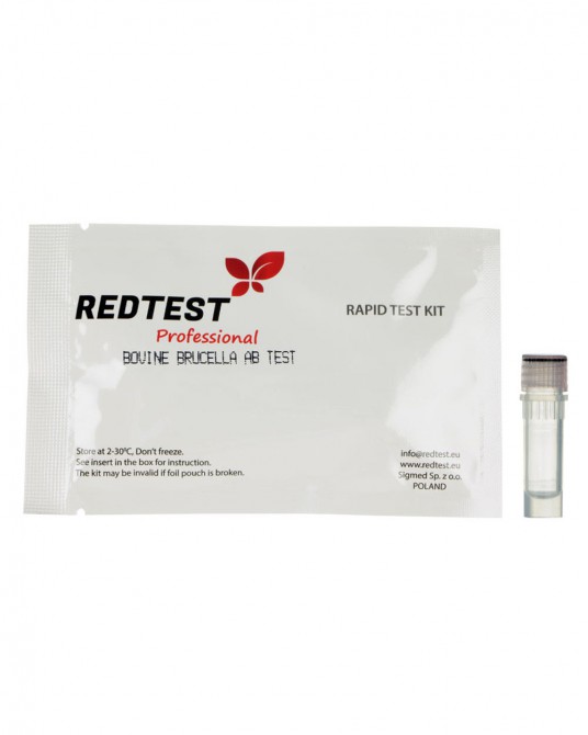 Test de diagnostic de la brucellose bovine Redtest