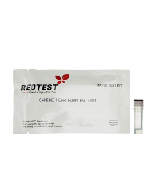 Test de diagnostic Redtest pour la dirofilariose (CHW)