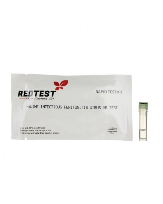 Test de diagnostic Redtest pour la péritonite féline (FIPV)
