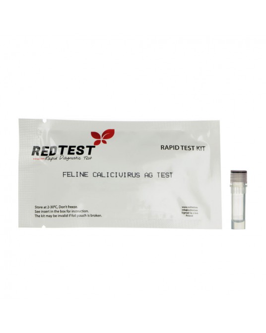 Test de diagnostic Redtest pour le calicivirus félin (FCV)